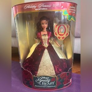 Holiday Princess Belle Barbie Collectors Item